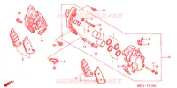 ETRIER DE FREIN AVANT pour Honda VALKYRIE 1500 F6C INTERSTATE de 2000