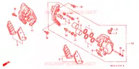 ETRIER DE FREIN AVANT pour Honda VALKYRIE 1500 F6C de 1999