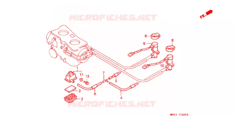 SOUPAPE D'ADMISSION (GL1500SEL/M/N/P/R/S) Honda MOTO 1500 GOLD-WING 1990  GL1500SEL_J