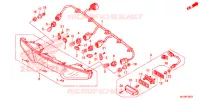 FEUX ARRIERE pour Honda F6B 1800 GOLD WING de 2015