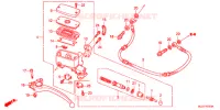 MAITRE CYLINDRE pour Honda F6B 1800 GOLD WING de 2015