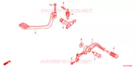 PEDALE pour Honda F6B 1800 GOLD WING de 2015