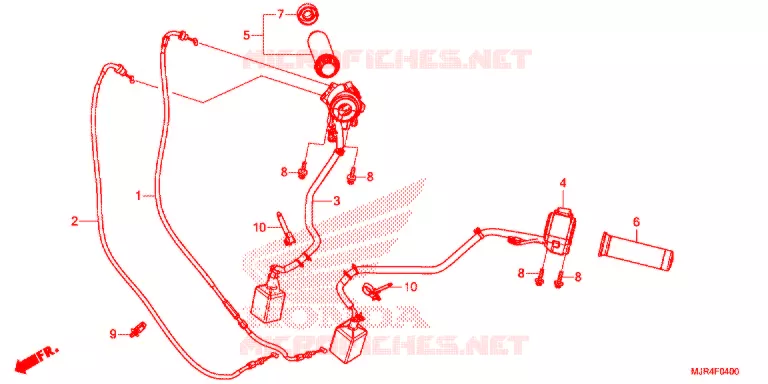 COMMODOS - POIGNEES - CABLES Honda MOTO 1800 GOLD-WING 2015  GL1800CF
