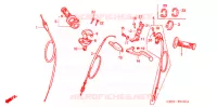 COMMODO   LEVIER   CABLE pour Honda CR 85 R de 2004