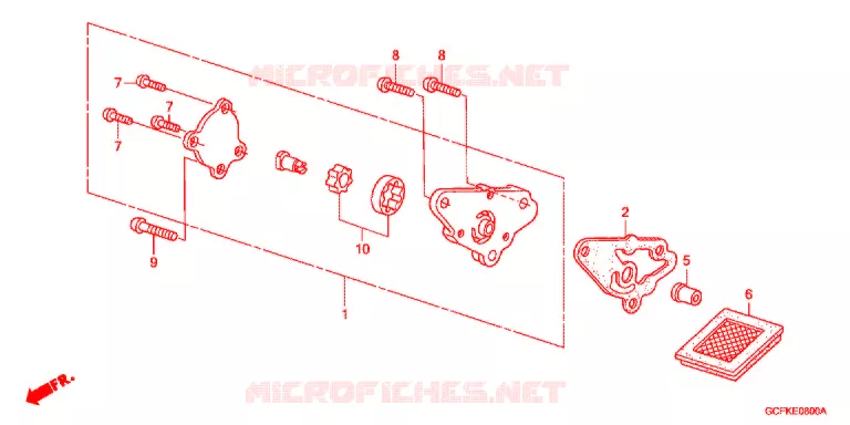 POMPE A HUILE Honda MOTO 70 CRF 2004  CRF70F4