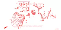 PHARE pour Honda NC 750 X ABS DCT LOWER de 2014