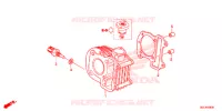 CYLINDRE pour Honda 50 METROPOLITAN de 2014