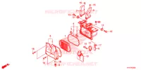 FILTRE A AIR pour Honda WING GO 100 Front disk de 2014