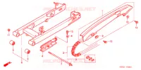 BRAS OSCILLANT (NF100/M/DM/MDM) pour Honda WAVE 100 MDM, Electric start de 2005