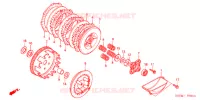 EMBRAYAGE pour Honda WAVE 100 MDM, Electric start de 2005