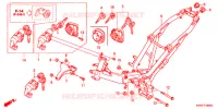 CADRE pour Honda WAVE 110 Kick start  Front brake disk de 2009