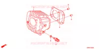 CYLINDRE pour Honda WAVE 110 Kick start  Front brake disk de 2009