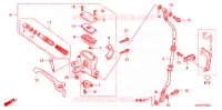 MAITRE CYLINDRE DE FREIN AVANT pour Honda WAVE 110 Kick start  Front brake disk de 2009