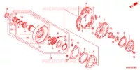 EMBRAYAGE UNIDIRECTIONNEL pour Honda WAVE 110 Electric start  Front brake disk de 2009