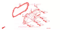 COUVERCLE GAUCHE pour Honda TODAY 50 de 2007