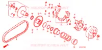 EMBRAYAGE pour Honda TODAY 50 de 2007