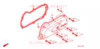 COUVERCLE GAUCHE pour Honda TODAY 50 SPECIAL de 2007