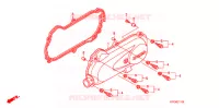COUVERCLE GAUCHE pour Honda TODAY 50 de 2008