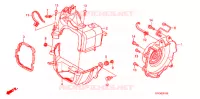 OUIES DE RADIATEUR pour Honda TODAY 50 F de 2009