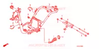 CADRE pour Honda TODAY 50 F SPECIAL de 2010