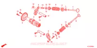 ARBRE A CAMES   SOUPAPE pour Honda LEAD 125 de 2013