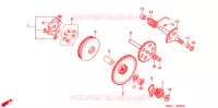 COTE SECONDAIRE pour Honda 50 GYRO X de 2003