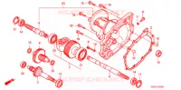 DIFFERENTIEL   BOITE DE VITESSES pour Honda 50 GYRO X de 2004
