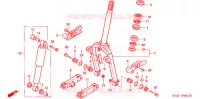 FOURCHE pour Honda 50 GYRO X de 2004
