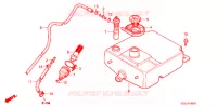 RESERVOIR D'HUILE pour Honda 50 GYRO X de 2004