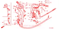 LEVIER DE GUIDON   CABLE   COMMODO pour Honda 50 GYRO X de 2005