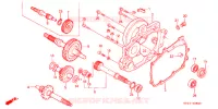 BOITE DE VITESSES pour Honda 50 GYRO X de 1991