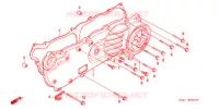 COUVERCLE GAUCHE pour Honda 50 GYRO X de 1991