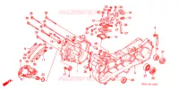 CARTER MOTEUR   POMPE A HUILE pour Honda 50 GYRO X de 1992