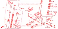FOURCHE pour Honda 50 GYRO X de 1992