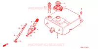RESERVOIR D'HUILE pour Honda 50 GYRO X de 1992
