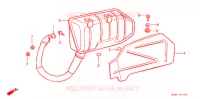 SILENCIEUX D'ECHAPPEMENT pour Honda 50 GYRO X de 1992