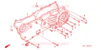 COUVERCLE GAUCHE pour Honda 50 GYRO X de 1993