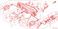 FEUX ARRIERE   CLIGNOTANT AVANT pour Honda 50 GYRO X de 1993