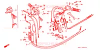 LEVIER DE GUIDON   CABLE   COMMODO pour Honda 50 GYRO X de 1993