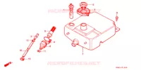 RESERVOIR D'HUILE pour Honda 50 GYRO X de 1993