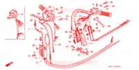 LEVIER DE GUIDON   CABLE   COMMODO pour Honda 50 GYRO X de 1994