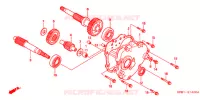 BOITE DE VITESSES pour Honda REFLEX 250 de 2007