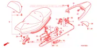 SELLE   POIGNEE ARRIERE (NSS250/NSS250A) pour Honda REFLEX 250 de 2007