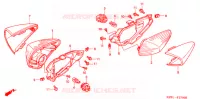 CLIGNOTANT AVANT pour Honda REFLEX 250 ABS de 2006