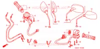 COMMODO   LEVIER   CABLE pour Honda REFLEX 250 ABS de 2006