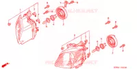 PHARE pour Honda REFLEX 250 ABS de 2006