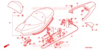 SELLE   POIGNEE ARRIERE (NSS250/NSS250A) pour Honda REFLEX 250 ABS de 2006