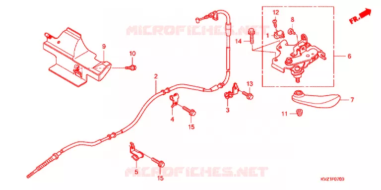 FREIN DE STATIONNEMENT Honda SCOOTER 250 FORZA 2009  NSS250A9_J