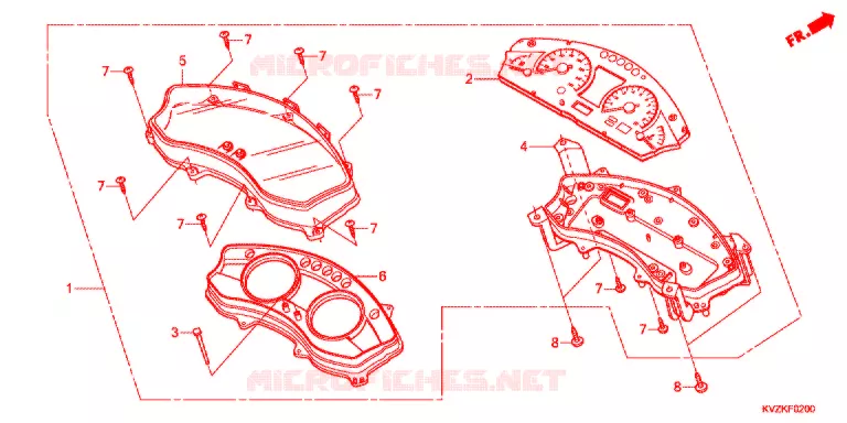 COMPTEUR  Honda SCOOTER 250 FORZA 2012  NSS250AB