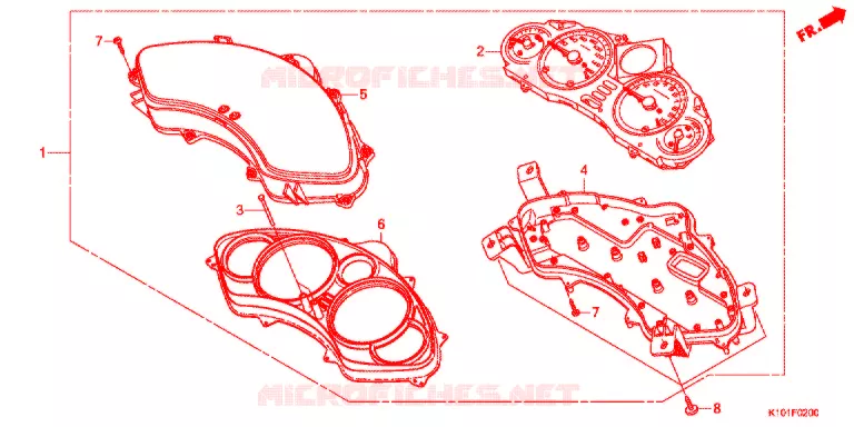 COMPTEUR  Honda SCOOTER 250 FORZA 2015  NSS250AD